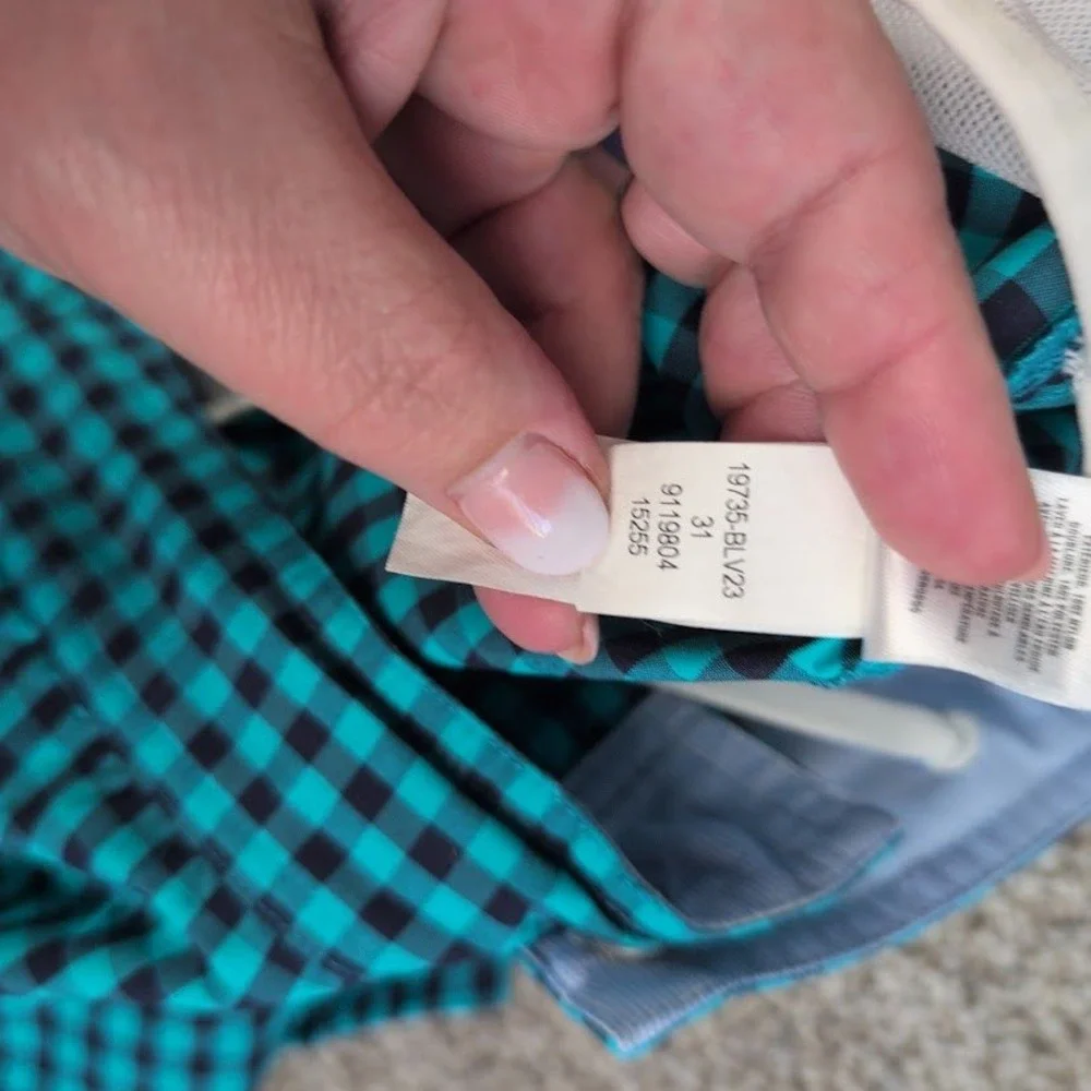 Bonobos Mens Swim‎ Trunks Shorts Blue Black Gingham Plaid 7